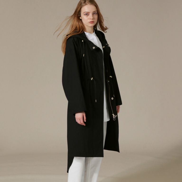 【MACKINTOSH LONDON WOMEN】 【MACKINTOSH】【WINDHILL】モッズコート ブラック