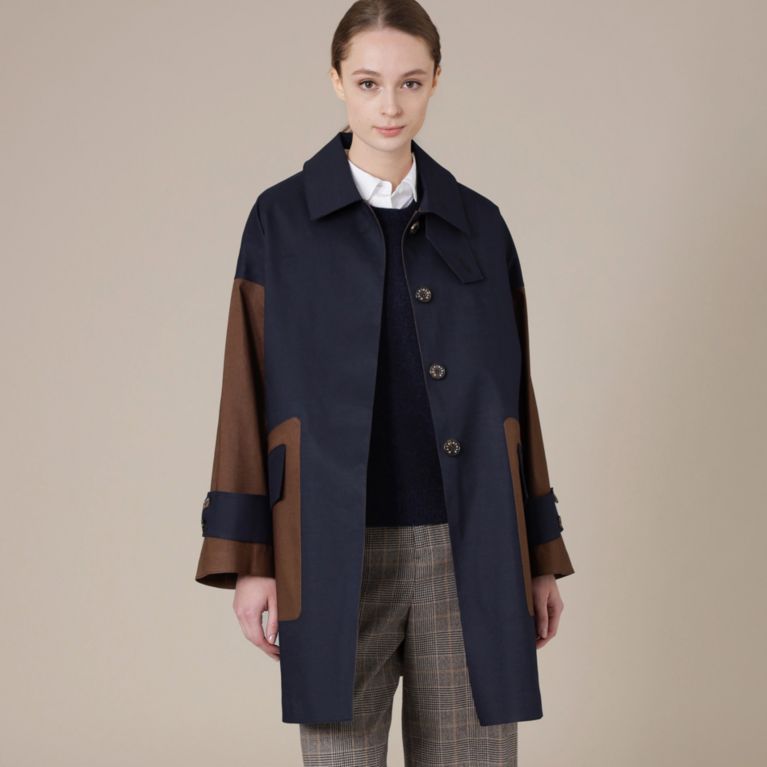 mackintosh マッキントッシュ LADIES WATTEN IWゴム引き レディース ワッテン ゴム引きフード付き 3/4丈コート – Mackintosh