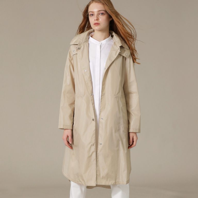 【MACKINTOSH LONDON WOMEN】 【L】【LIMONTA】タフタフーデットコート ベージュ