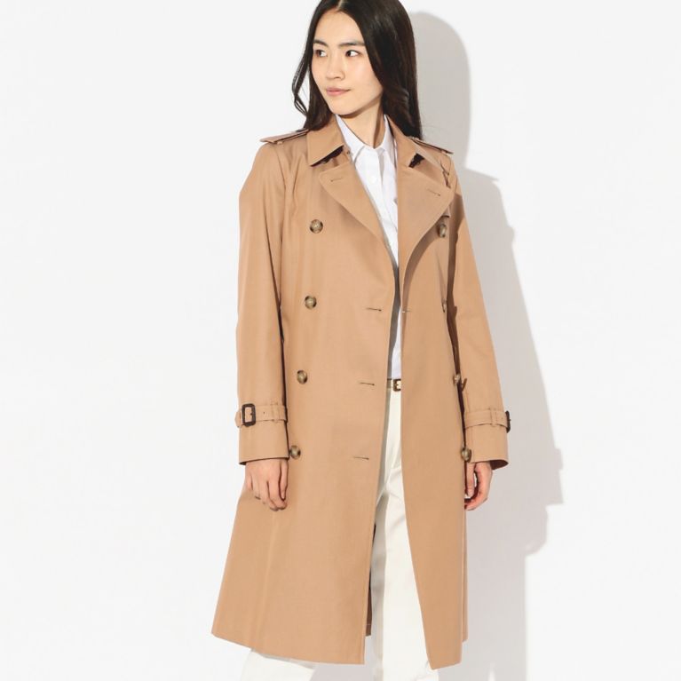 ＜三陽商会＞【マッキントッシュ ロンドン ウィメン(MACKINTOSH LONDON WOMEN)】【L】【はっ水】【LOGIE ロージー】マッキントッシュギャバジントレンチコート ベージュ 送料無料！