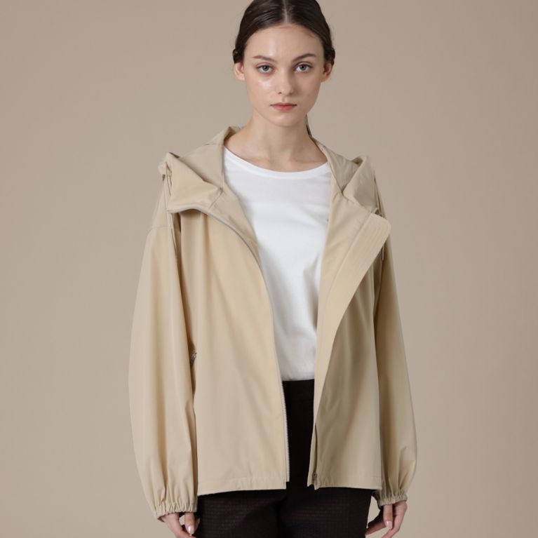 【MACKINTOSH LONDON WOMEN】 【L】【FLEX NYLON】フーデッドブルゾン ベージュ