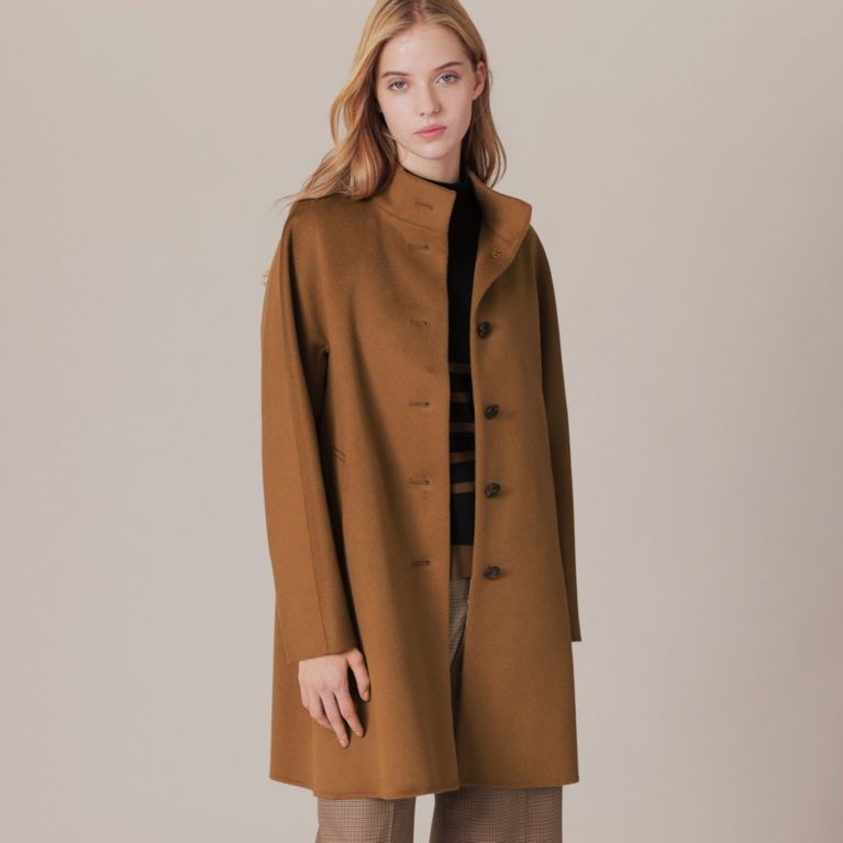 L】ウールシルクリバーコート（ラージサイズ コート）｜MACKINTOSH