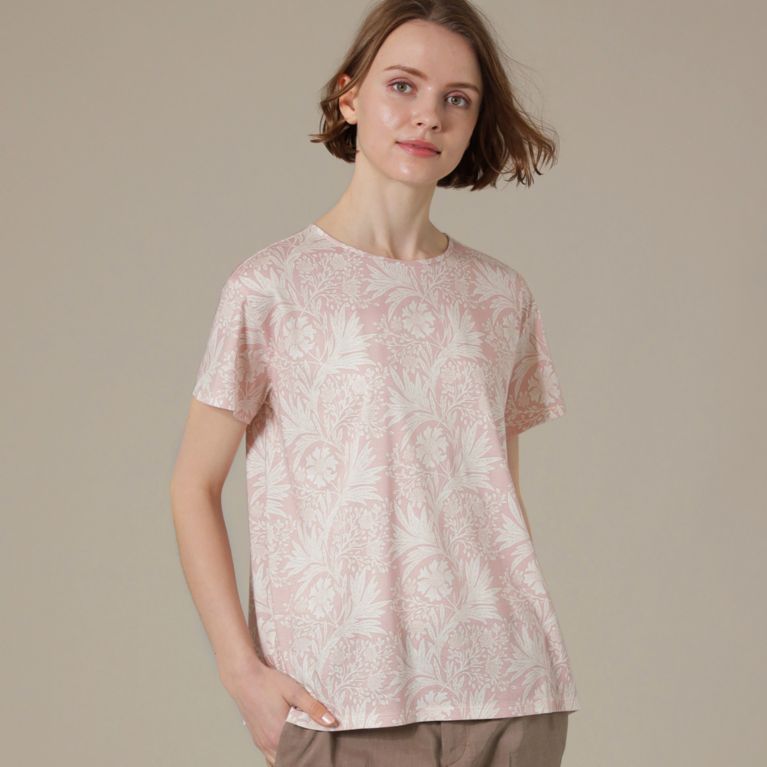 【MACKINTOSH LONDON WOMEN】 【L】【BIBURY FLOWER】プリントTシャツ ピンク