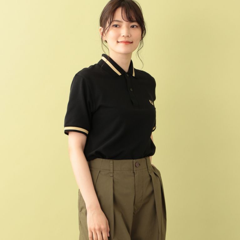 30%OFF！SALE＜三陽商会＞【エムピー ストア(MP STORE)】【FRED PERRY】SINGLE TIPPED FRED PERRY SHIRT ブラック 定価 12960円から 3888円値引！画像