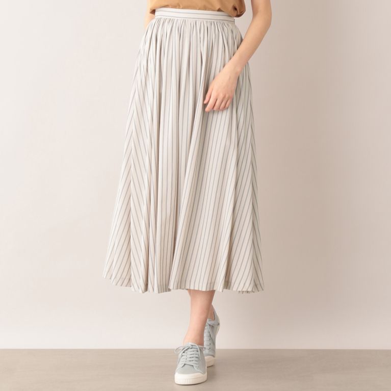 サマーストライプスカート ひざ丈スカート Mp Store エムピー ストア のファッション通販 三陽商会