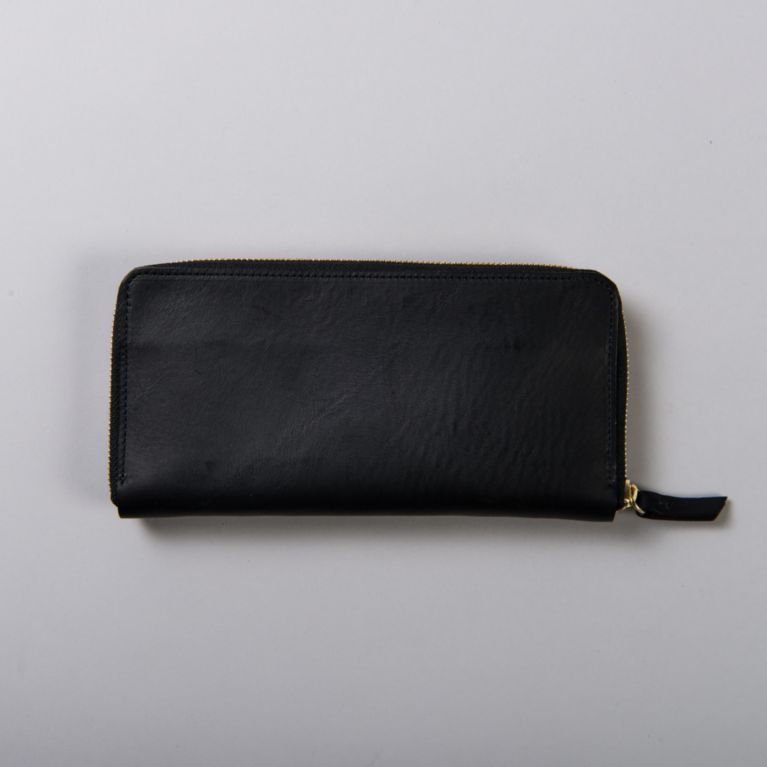 ＜三陽商会＞【バイヤーズコレクション(BUYER'S COLLECTION)】【期間限定販売】【LIM DESIGN】round zip long wallet ブラック 送料無料！画像