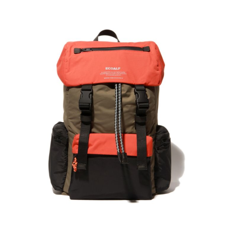 【ECOALF】 WILD SHERPA バックパック / WILD SHERPA BACKPACK カーキ/オレンジ