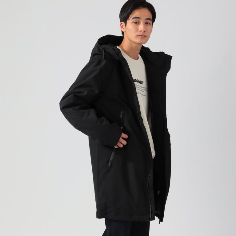 【ECOALF】 BAREYO UTO コート / BAREYO LONG JACKET MAN 黒