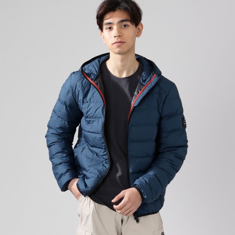 【ECOALF】 ASPEN ダウン ジャケット / ASP JACKET MAN ネイビー