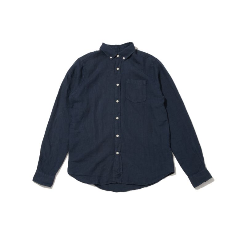 【ECOALF】 ＜LINEN シャツ / LINEN SHIRT＞ ネイビー