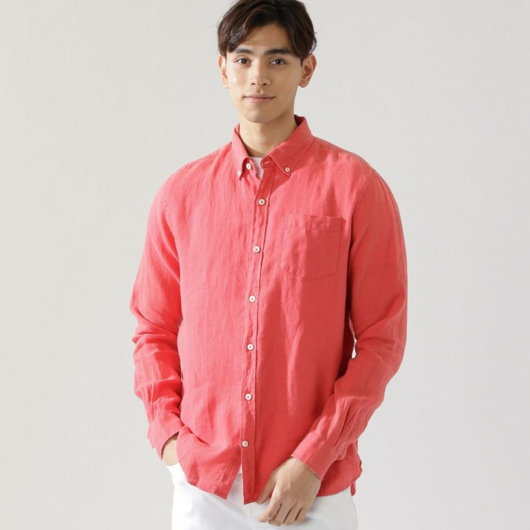 【ECOALF】 ＜MALIBU リネンシャツ / MALIBU SHIRTS MAN＞ レッド