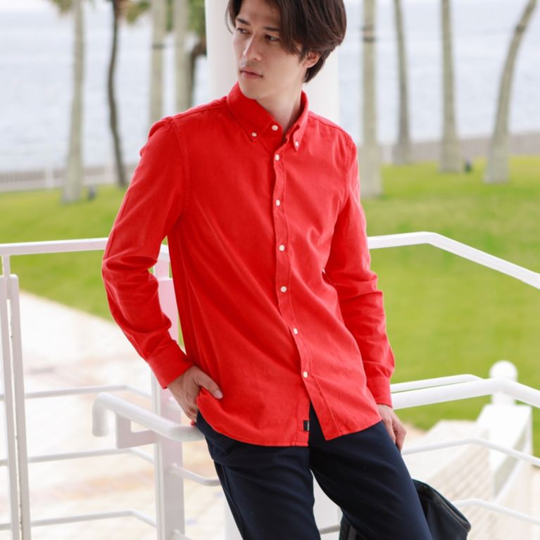 【ECOALF】 ＜PANA コーデュロイ シャツ / PANA SHIRT MAN＞ ボルドー