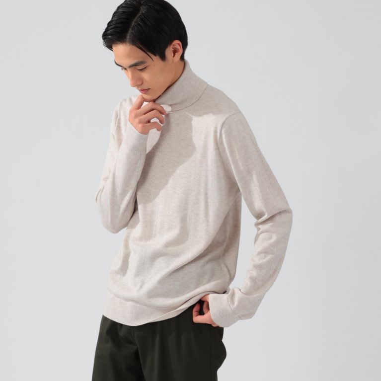 【ECOALF】 VIGO タートルニット / VIGO KNIT MAN オフホワイト