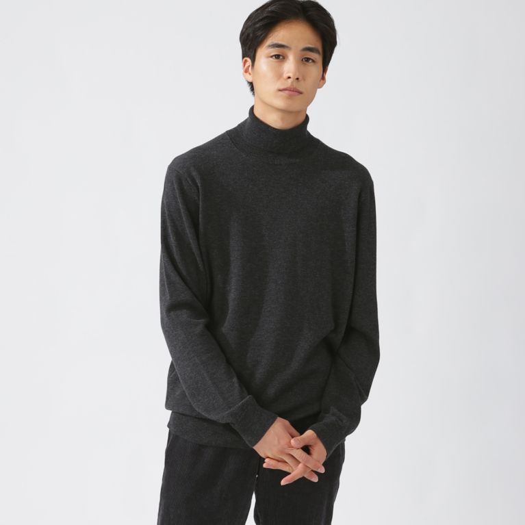 【ECOALF】 VIGO タートルニット / VIGO KNIT MAN グレー