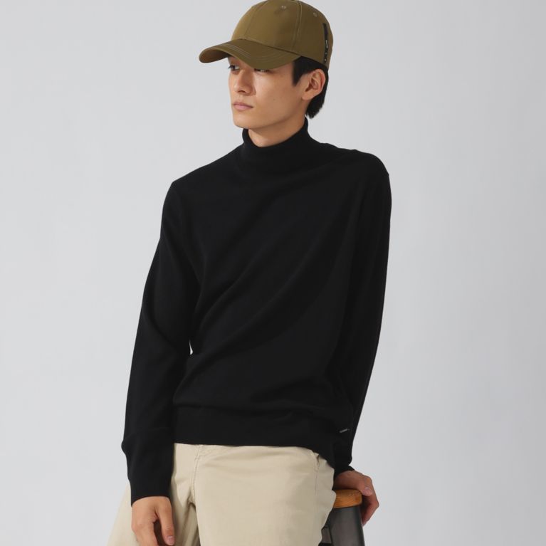 【ECOALF】 VIGO タートルニット / VIGO KNIT MAN 黒