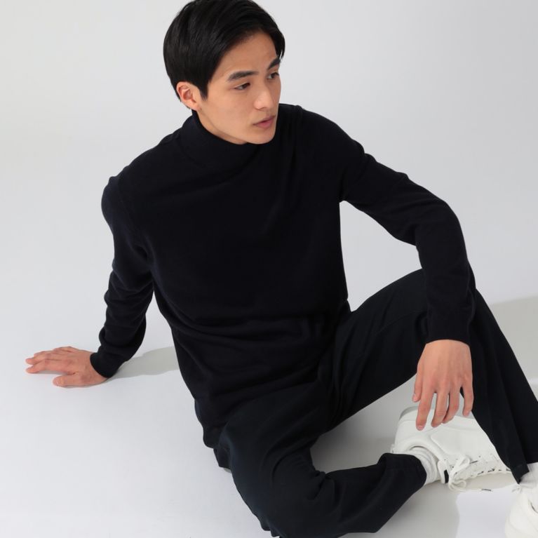 【ECOALF】 VIGO タートルニット / VIGO KNIT MAN ネイビー