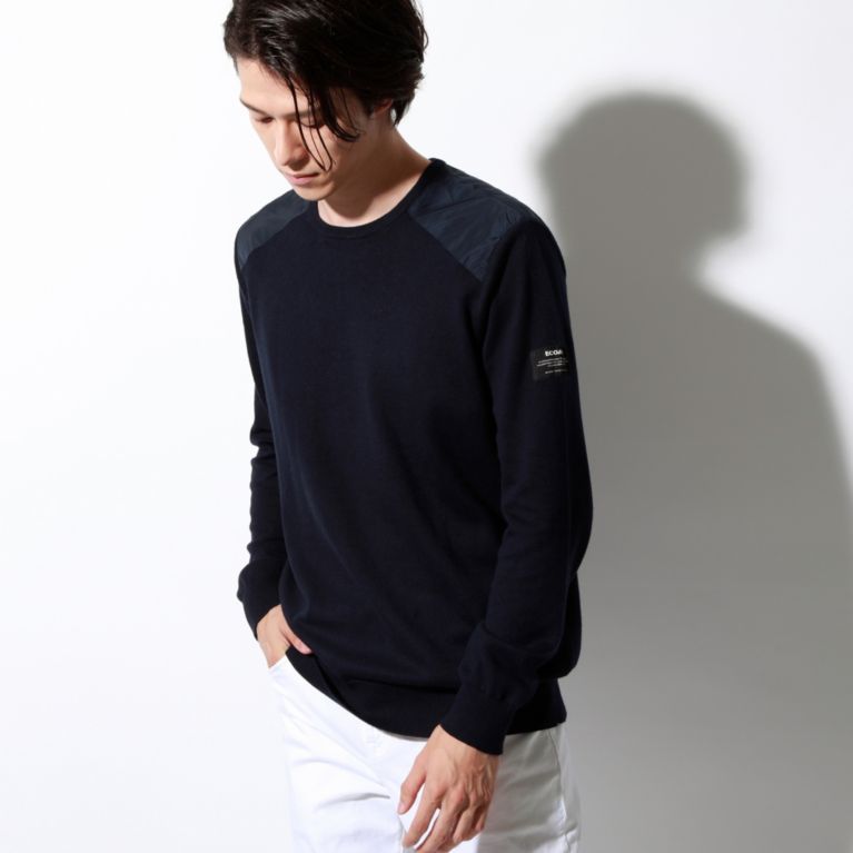 【ECOALF】 CHARLES クルーネック ニット / CHARLES KNIT SWEATER ネイビー