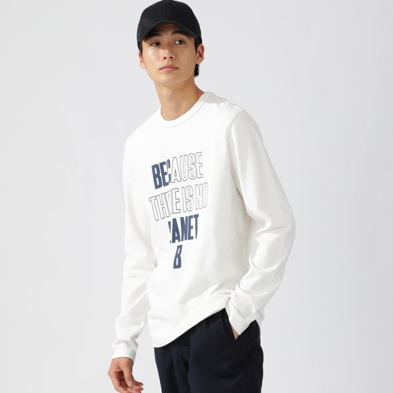 【ECOALF】 BERDES ロンT / BERDES LONG SLEEVE T-SHIRT MAN ホワイト