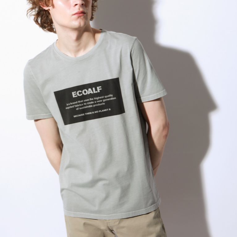 【ECOALF】 NATAL LABEL Tシャツ / NATAL LABEL T-SHIRT ライトグレー