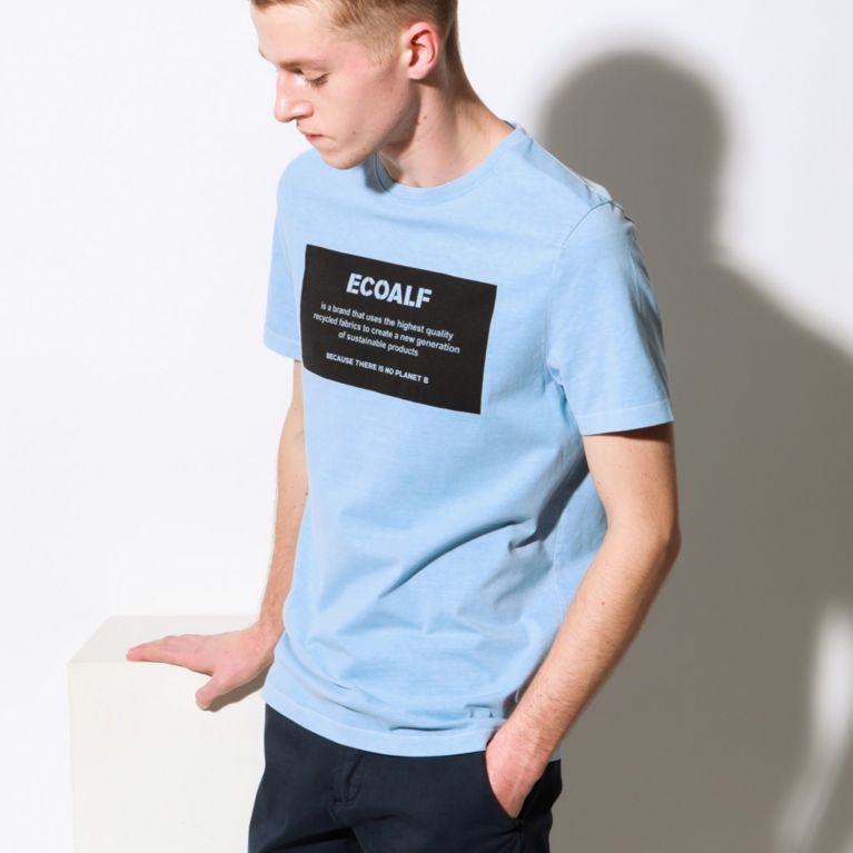 【ECOALF】 NATAL LABEL Tシャツ / NATAL LABEL T-SHIRT サックスブルー