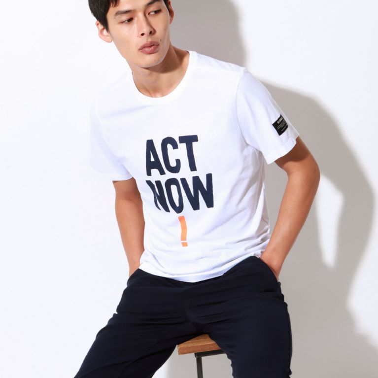 【ECOALF】 ACT NOW! Tシャツ / TADEO T-SHIRT MAN ホワイト