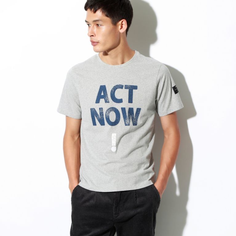 【ECOALF】 ACT NOW! Tシャツ / TADEO T-SHIRT MAN ライトグレー