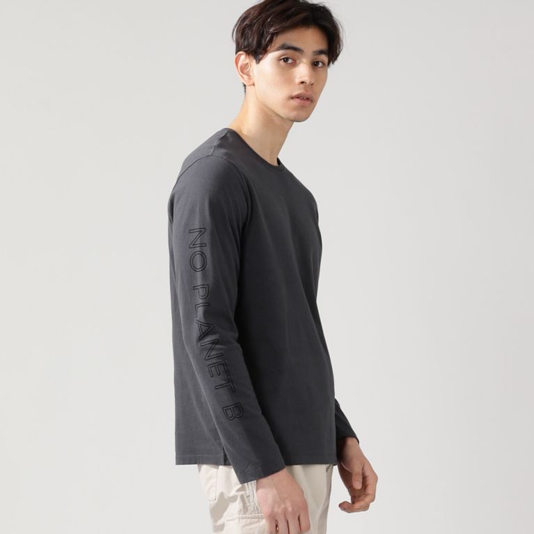 【ECOALF】 NANKIN BECAUSE ロングスリーブＴシャツ / NANKIN LONG SLEEVE T-SHIRT MAN グレー