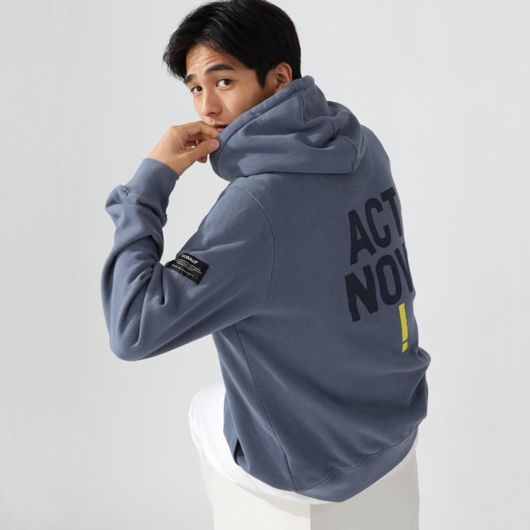 【ECOALF】 MANDIORE フーディー / MANDIORE SWEATSHIRT MAN ブルー