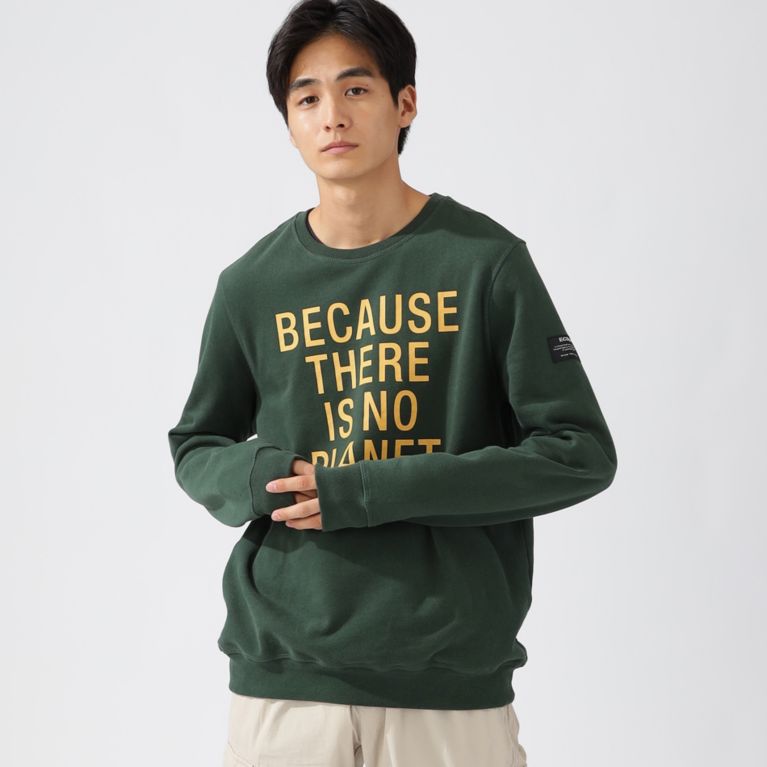 【ECOALF】 BECAUSE スウェット / SAN DIEGO BECAUSE SWEATSHIRT グリーン