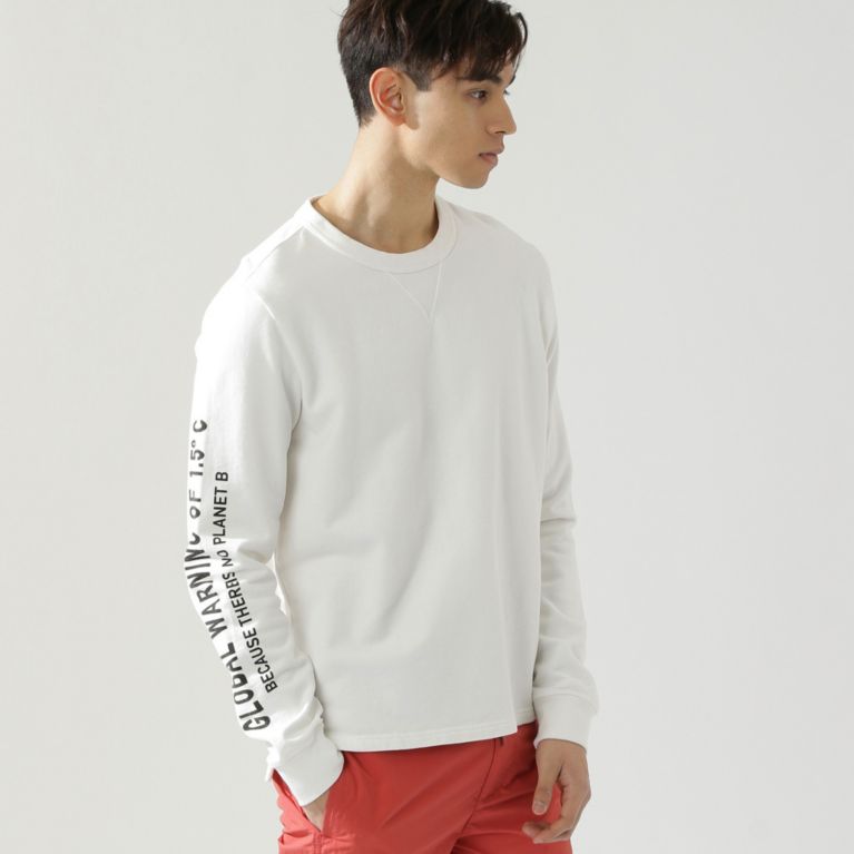 【ECOALF】 MATERA BACAUSE スウェットシャツ / MATERA SWEATSHIRT MAN ホワイト