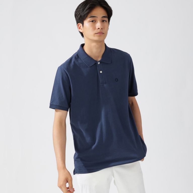 【ECOALF】 MARCOS スムースポロシャツ / MARCOS POLO MEN ネイビー