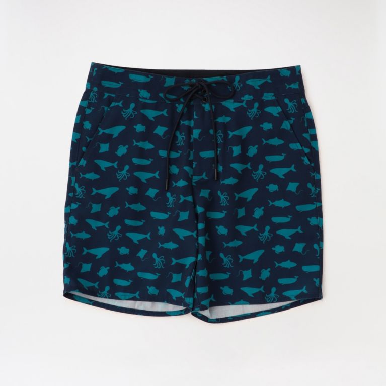 【ECOALF】 ＜PHI PHI BOARD スイムショーツ / PHI PHI BOARD SHORT PRINTED THAI＞ ネイビー