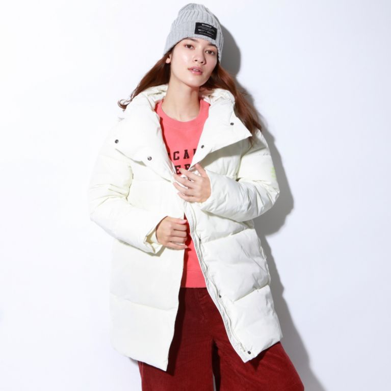 【ECOALF】 ＜SAINT PATH コート / SAINT PATH WOMAN COAT＞ ホワイト