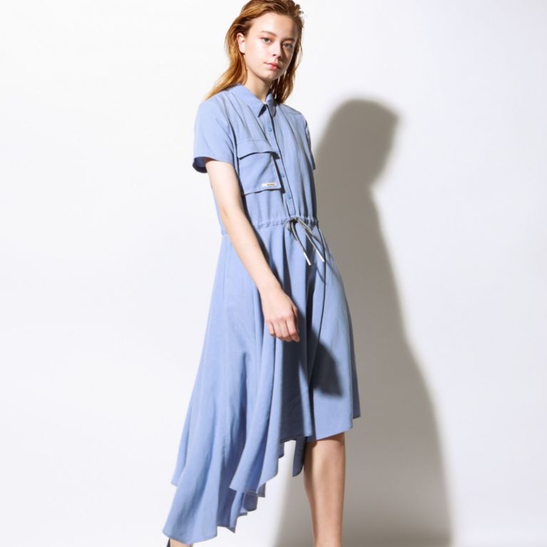 【ECOALF】 ＜OKA ドレス / OKA DRESS＞ サックスブルー