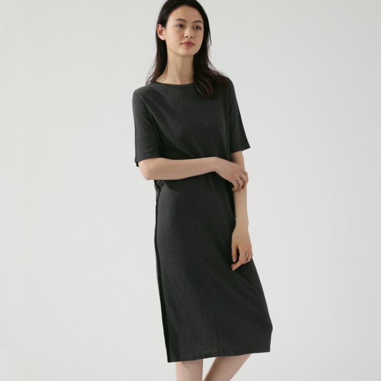 【ECOALF】 ＜GINGER ニット ドレス / GINGER 2WAY DRESS WOMAN＞ グレー