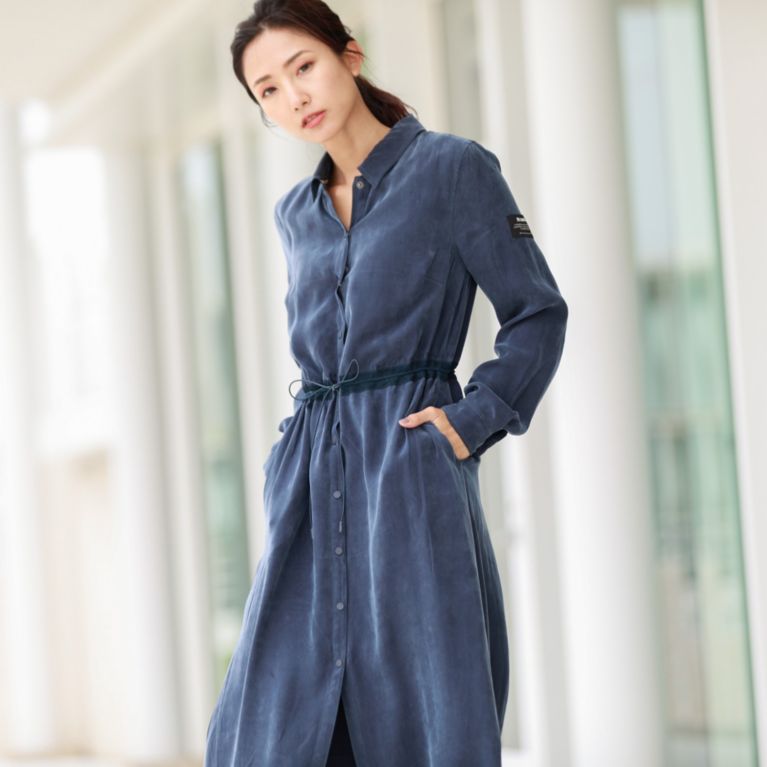 【ECOALF】 ＜MURREN ドレス / MURREN DRESS WOMAN＞ ネイビー