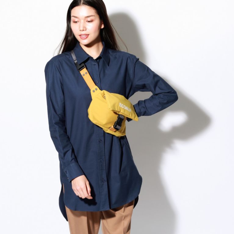 【ECOALF】 ＜LIVE ロングシャツ / LIVE LONG SHIRT＞ ネイビー