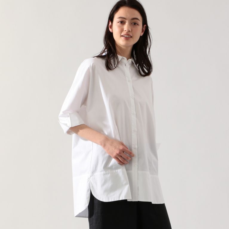 【ECOALF】 ＜GROVE シャツ / GROVE SHIRT WOMAN＞ ホワイト