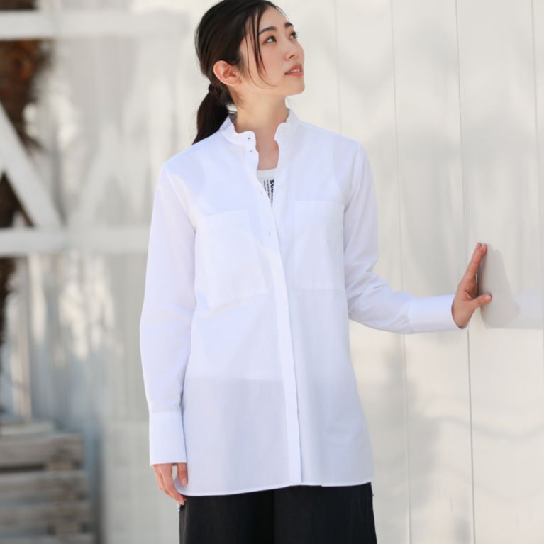 【ECOALF】 ＜MAO シャツ / MAO SHIRT WOMAN＞ ホワイト