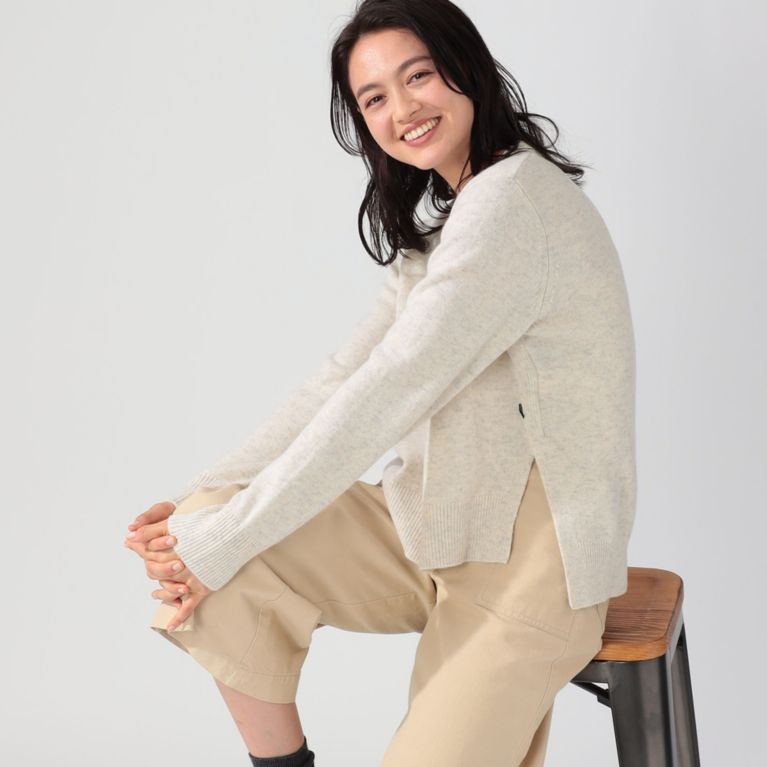 【ECOALF】 PINO ラウンドネックニット / PINO ROUND WOMAN JERSEY オフホワイト