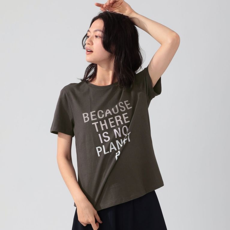 【ECOALF】 BECAUSE Tシャツ / BECAUSE WOMAN T-SHIRT グレー