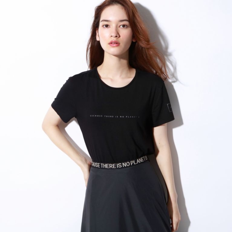 【ECOALF】 GOING クルーネック Ｔシャツ / GOING T-SHIRT WOMAN 黒