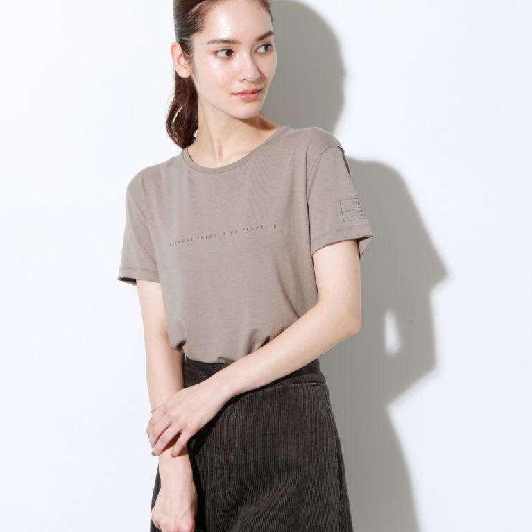 【ECOALF】 GOING クルーネック Ｔシャツ / GOING T-SHIRT WOMAN ベージュ(濃)