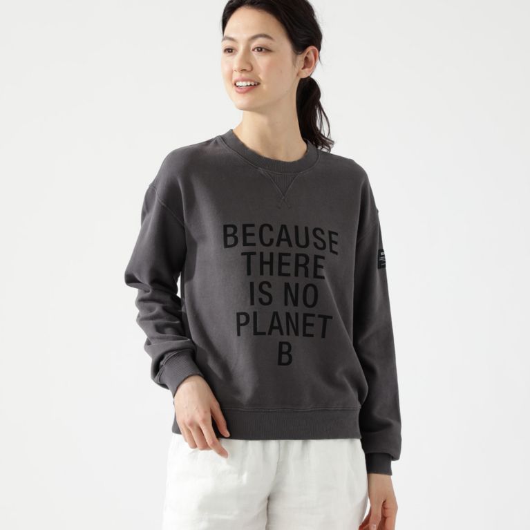 【ECOALF】 BECAUSE スウェットシャツ / BECAUSE SWEATSHIRT WOMAN グレー