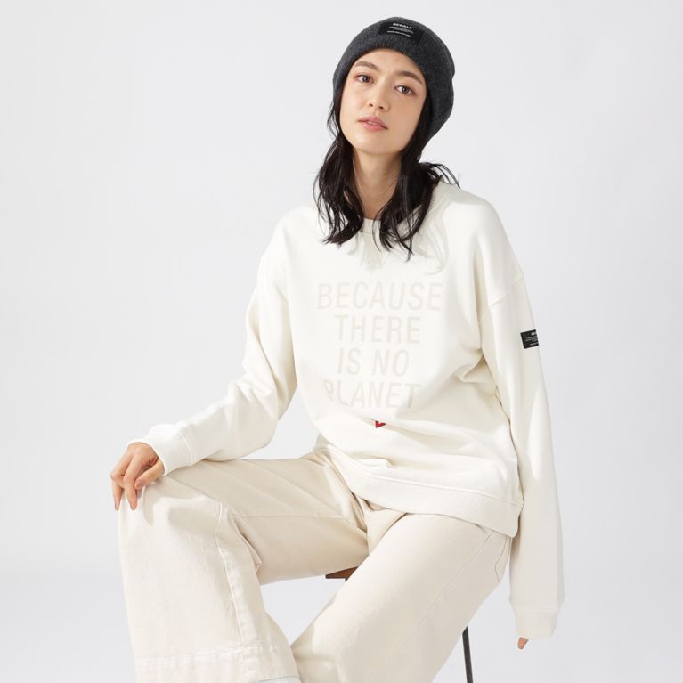 【ECOALF】 LLANES BECAUSE スウェット / LLANES BECAUSE WOMAN SWEATSHIRT ベージュ(淡)