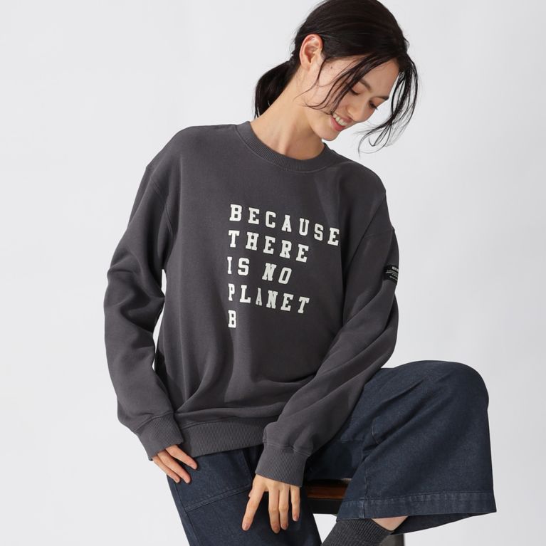 【ECOALF】 BECAUSE スウェットシャツ / CERVINO SWEATSHIRT WOMAN グレー