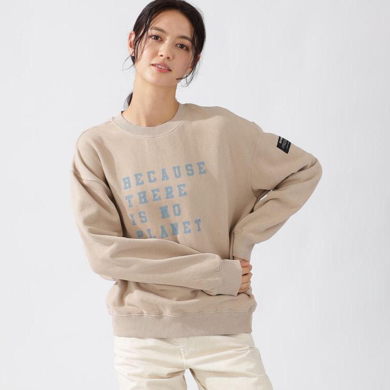 【ECOALF】 BECAUSE スウェットシャツ / CERVINO SWEATSHIRT WOMAN ベージュ(淡)