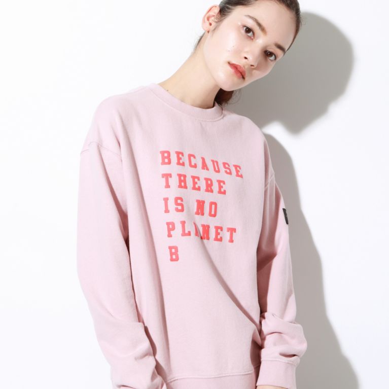 【ECOALF】 BECAUSE スウェットシャツ / CERVINO SWEATSHIRT WOMAN ピンク