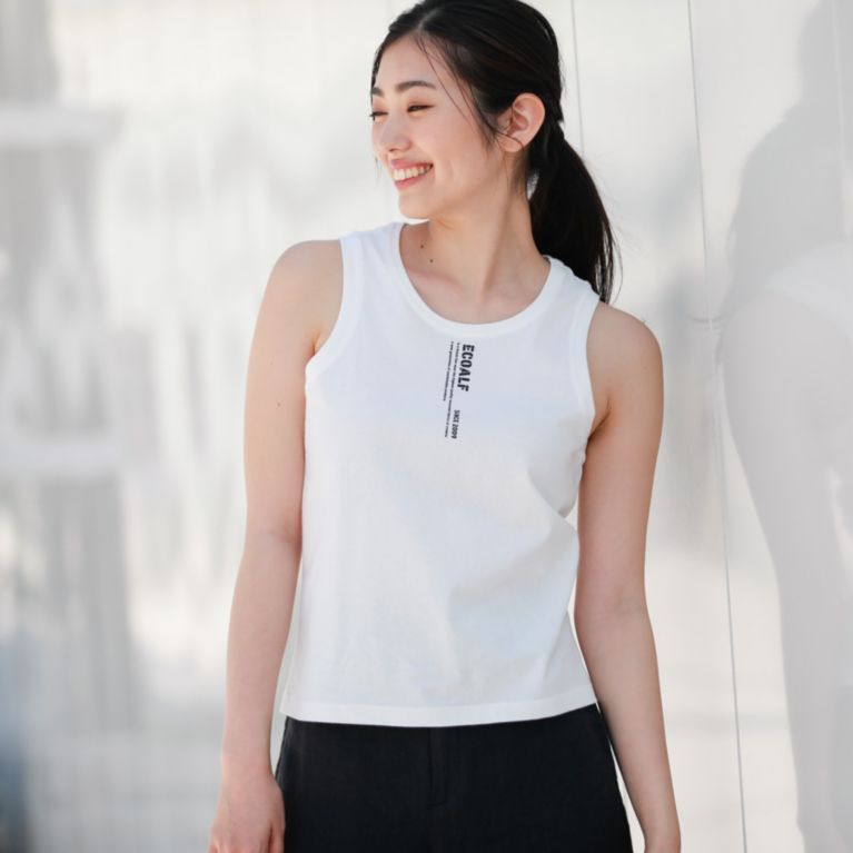 【ECOALF】 ECOALF SINCE タンクトップ / ECOALF SINCE TANK TOP WOMAN ホワイト