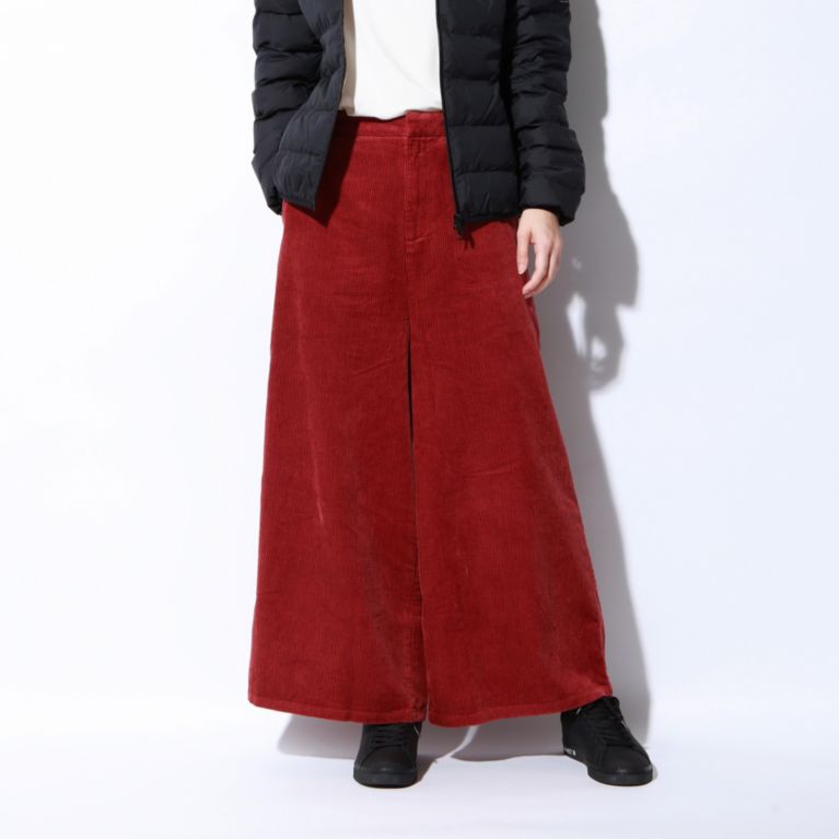 【ECOALF】 ＜BLEACH ワイドレッグ パンツ / BLEACH PANTS WOMAN＞ ワイン